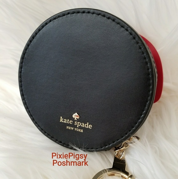 Kate Spade Poppy Coin Purse OOH LA LA Flower Key - Picture 6 of 8
